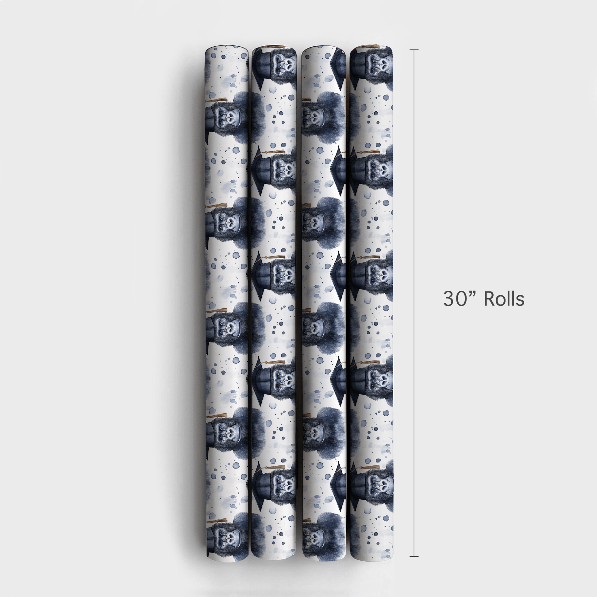 Gorilla Graduate - Wrapping Paper - Aspen & Arlo