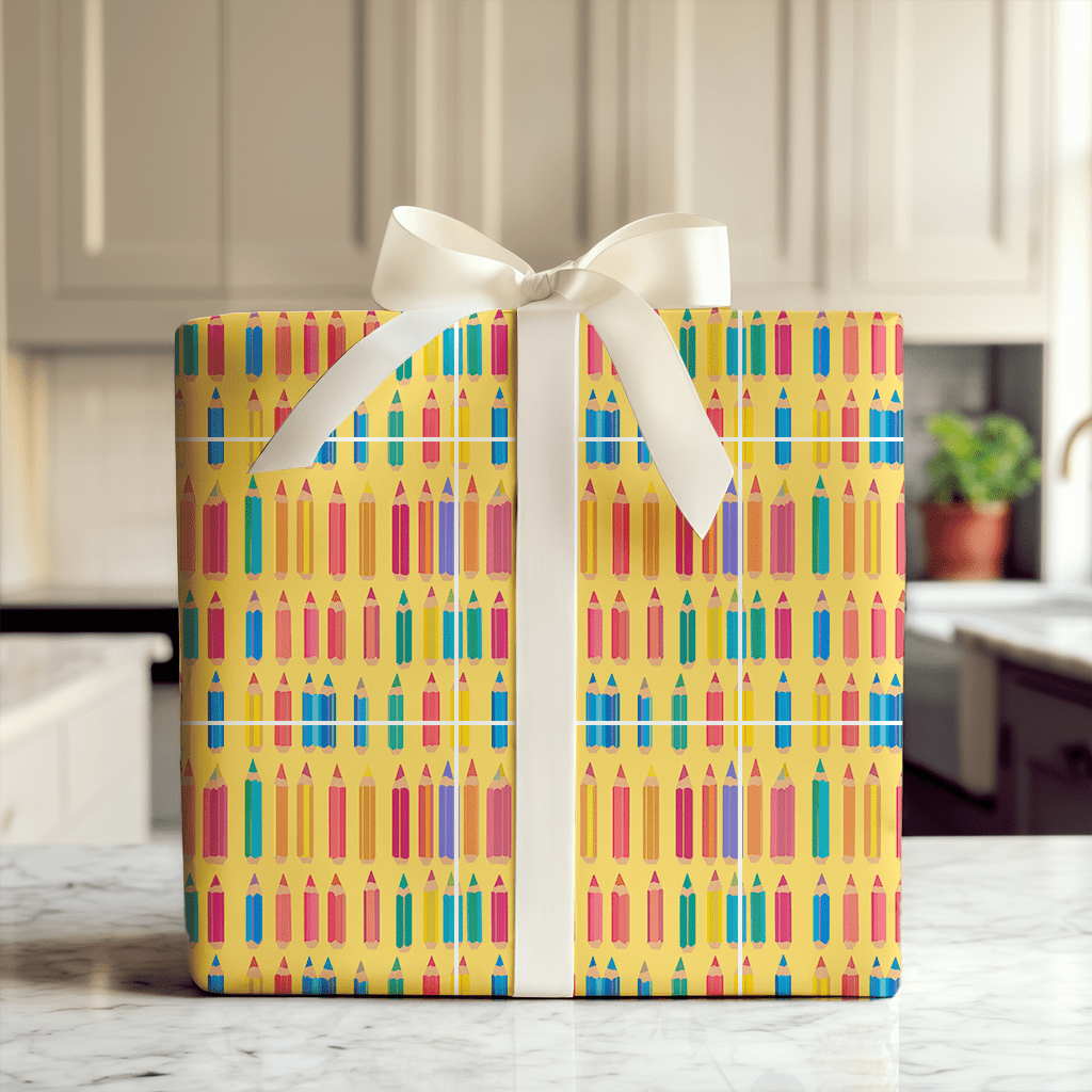 Back to School Shopping - Wrapping Paper - Aspen & Arlo