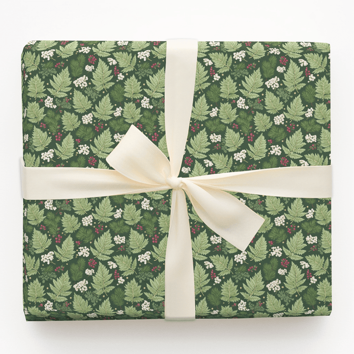 The Botanist_s Winter - Wrapping Paper - Aspen & Arlo