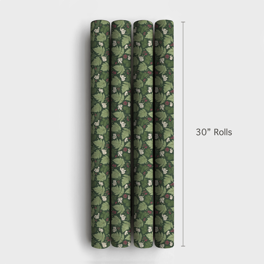 The Botanist_s Winter - Wrapping Paper - Aspen & Arlo