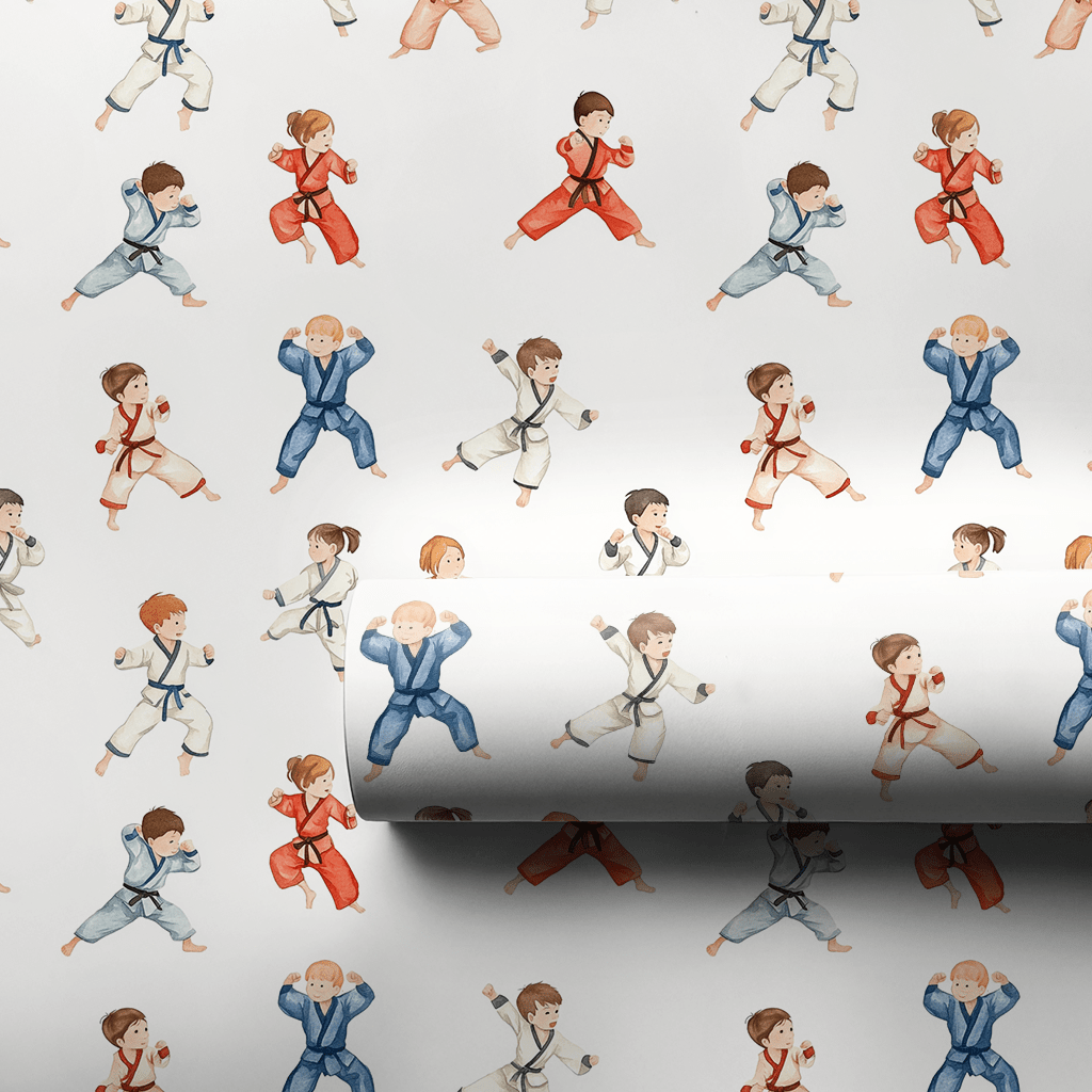 Martial Minis - Wrapping Paper - Aspen & Arlo