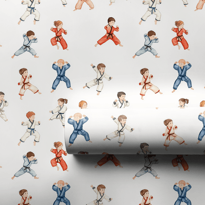 Martial Minis - Wrapping Paper - Aspen & Arlo
