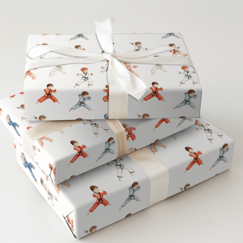 Martial Minis - Wrapping Paper - Aspen & Arlo