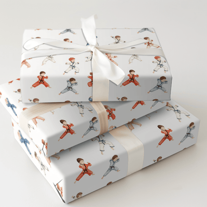 Martial Minis - Wrapping Paper - Aspen & Arlo