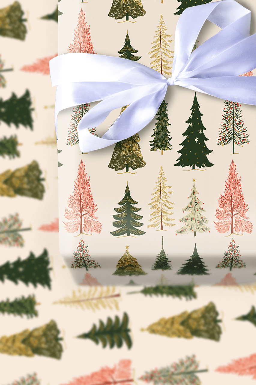 Skinny Tall Christmas - Wrapping Paper - Aspen & Arlo