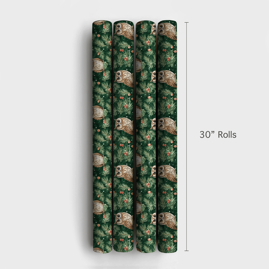 Night Owl Noel - Wrapping Paper - Aspen & Arlo