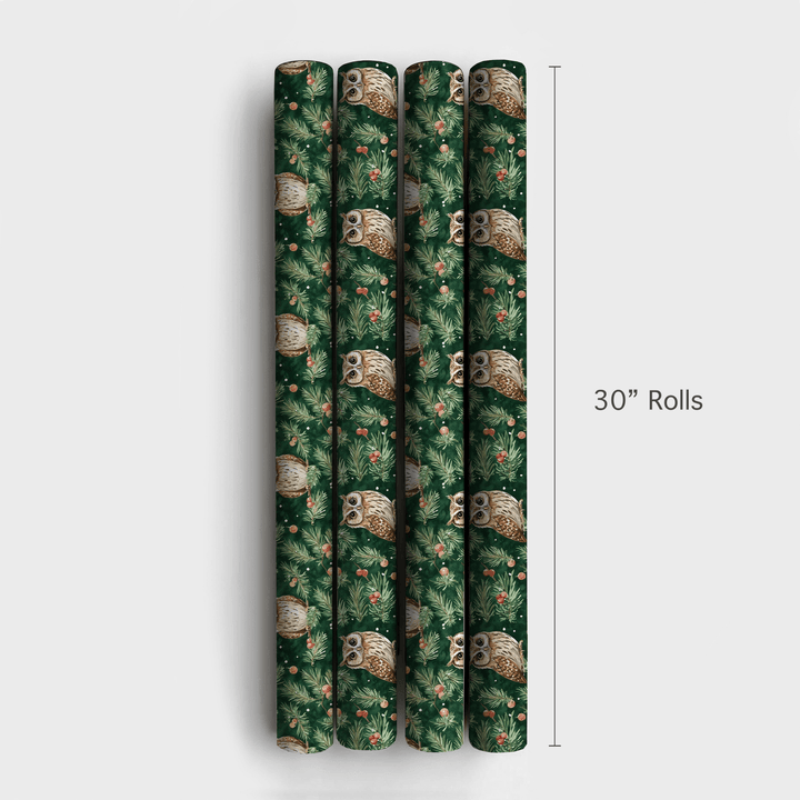 Night Owl Noel - Wrapping Paper - Aspen & Arlo