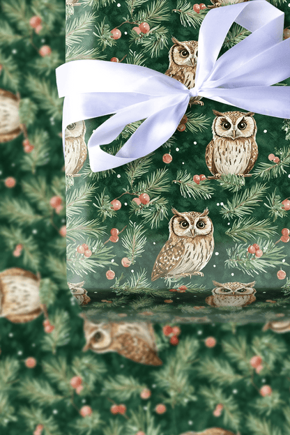 Night Owl Noel - Wrapping Paper - Aspen & Arlo
