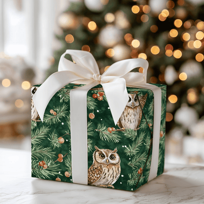 Night Owl Noel - Wrapping Paper - Aspen & Arlo