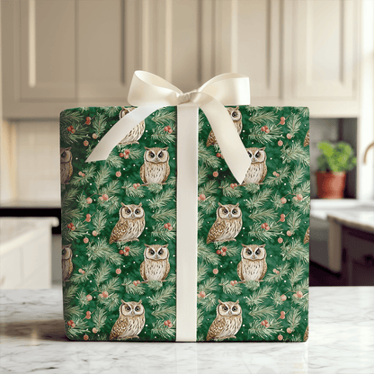 Night Owl Noel - Wrapping Paper - Aspen & Arlo