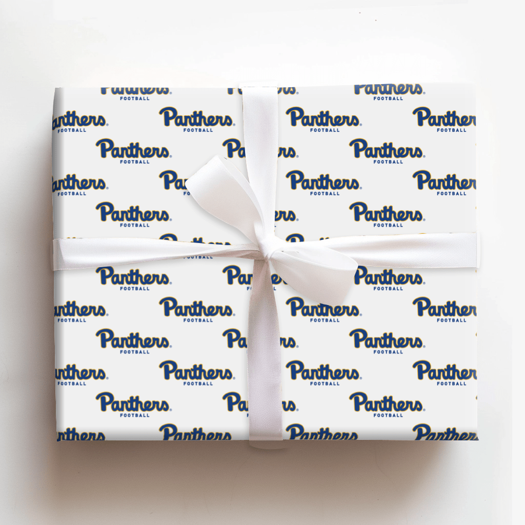 Panthers Football - Wrapping Paper - Aspen & Arlo