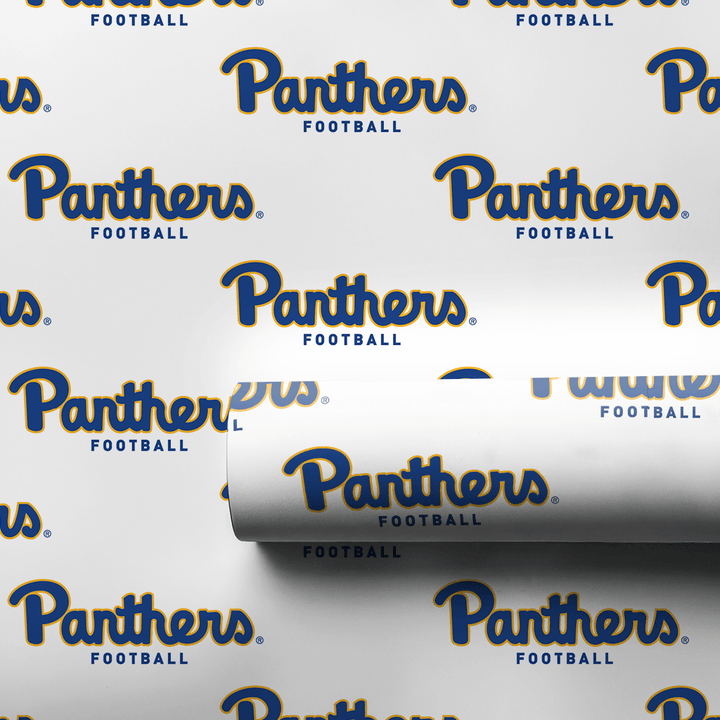 Panthers Football - Wrapping Paper - Aspen & Arlo