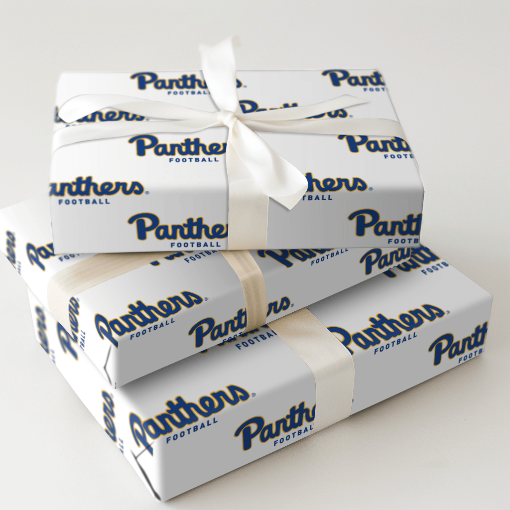 Panthers Football - Wrapping Paper - Aspen & Arlo