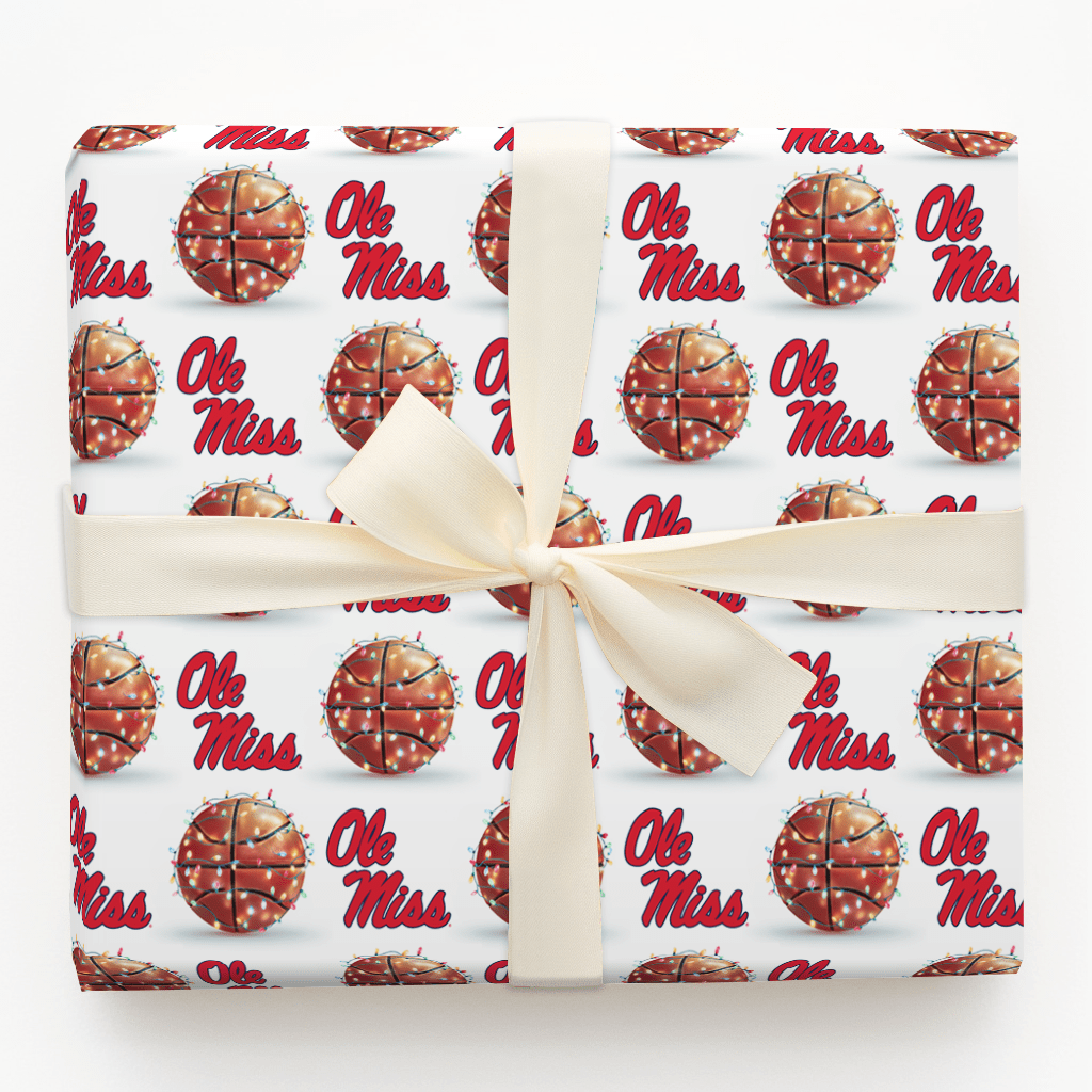 Holiday Hoops Rebels - Wrapping Paper - Aspen & Arlo