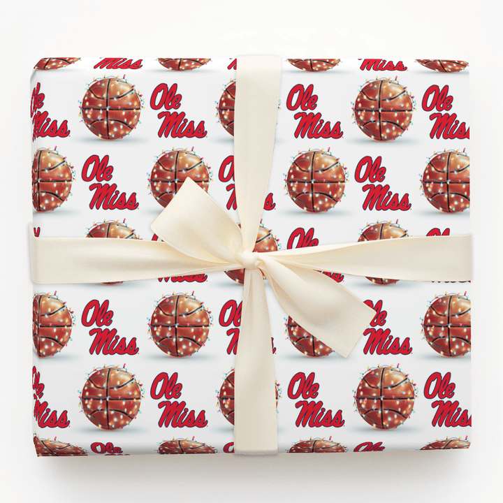 Holiday Hoops Rebels - Wrapping Paper - Aspen & Arlo