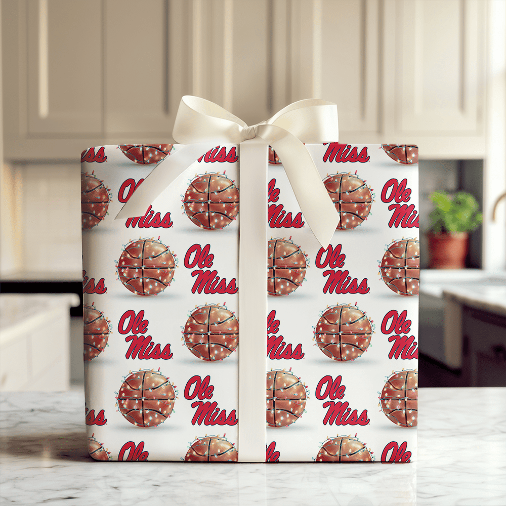 Holiday Hoops Rebels - Wrapping Paper - Aspen & Arlo
