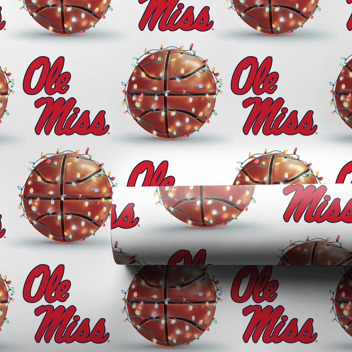 Holiday Hoops Rebels - Wrapping Paper - Aspen & Arlo