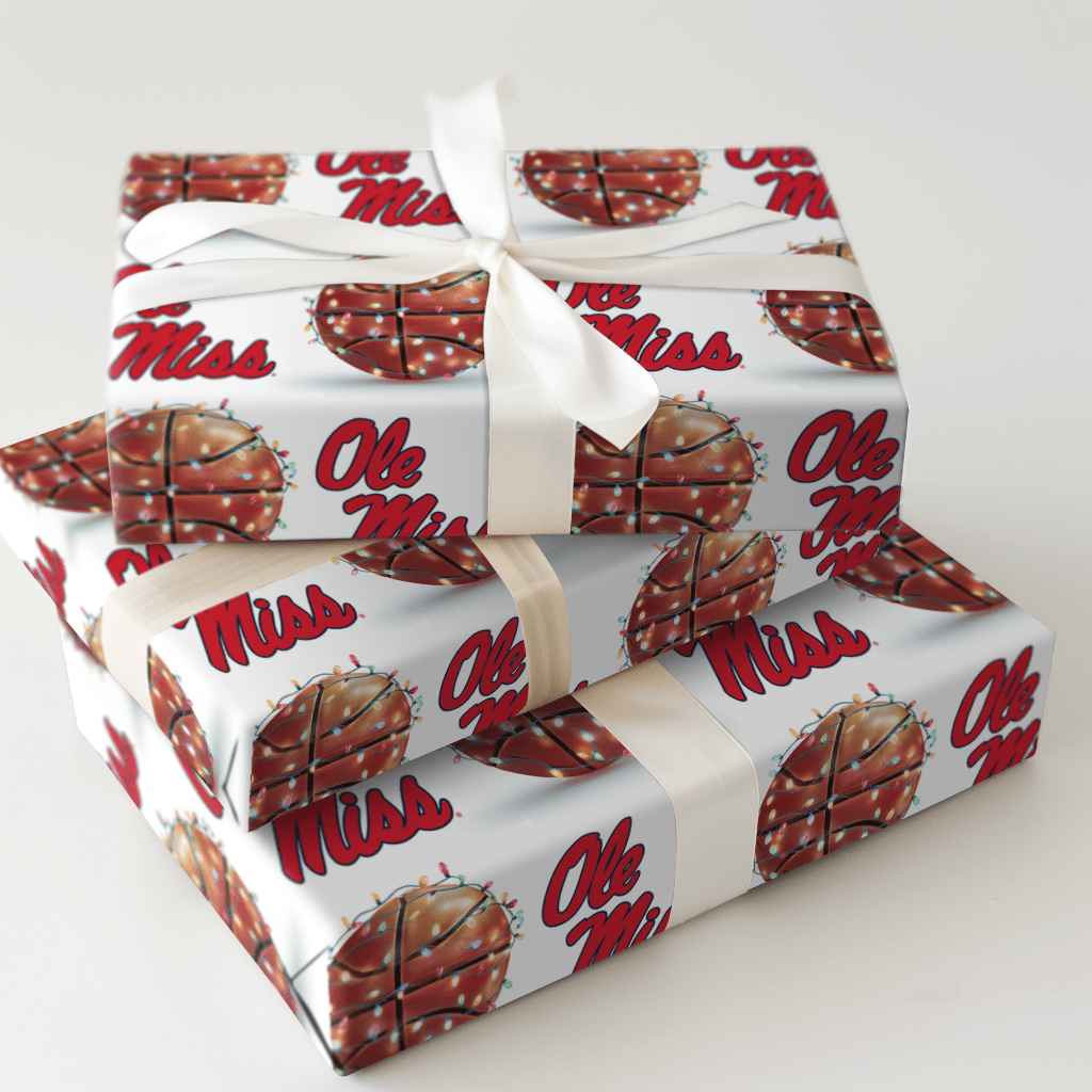 Holiday Hoops Rebels - Wrapping Paper - Aspen & Arlo