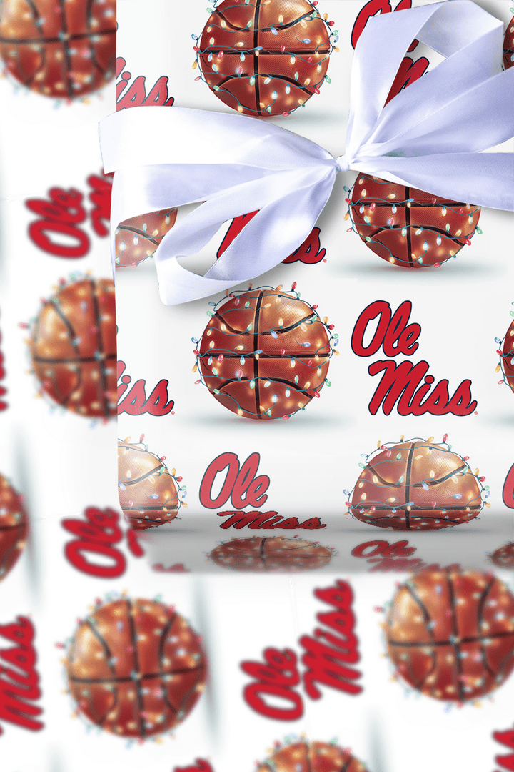 Holiday Hoops Rebels - Wrapping Paper - Aspen & Arlo