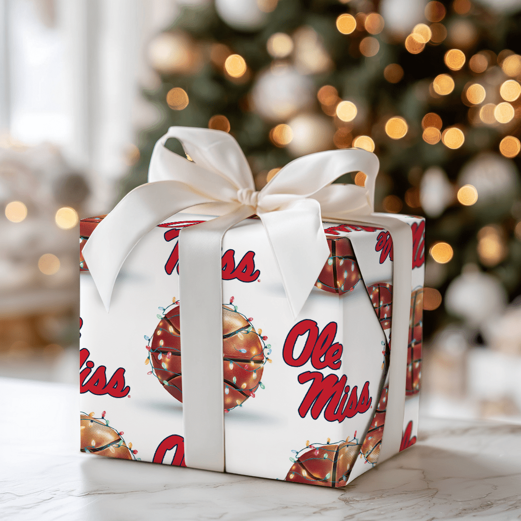 Holiday Hoops Rebels - Wrapping Paper - Aspen & Arlo