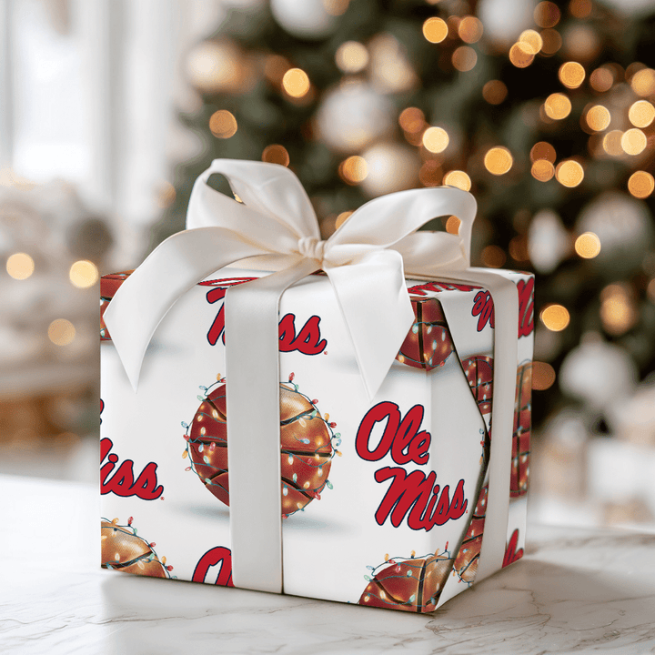 Holiday Hoops Rebels - Wrapping Paper - Aspen & Arlo
