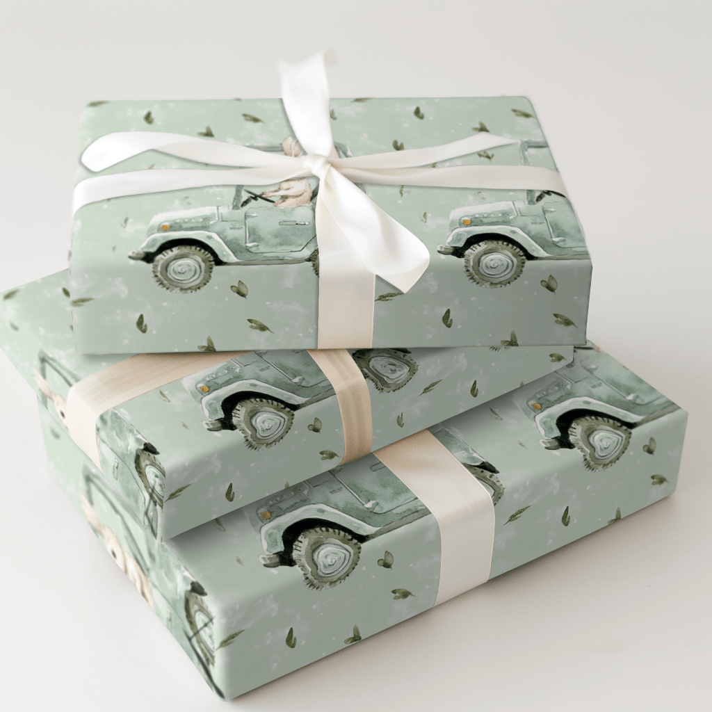Off Road Easter - Wrapping Paper - Aspen & Arlo