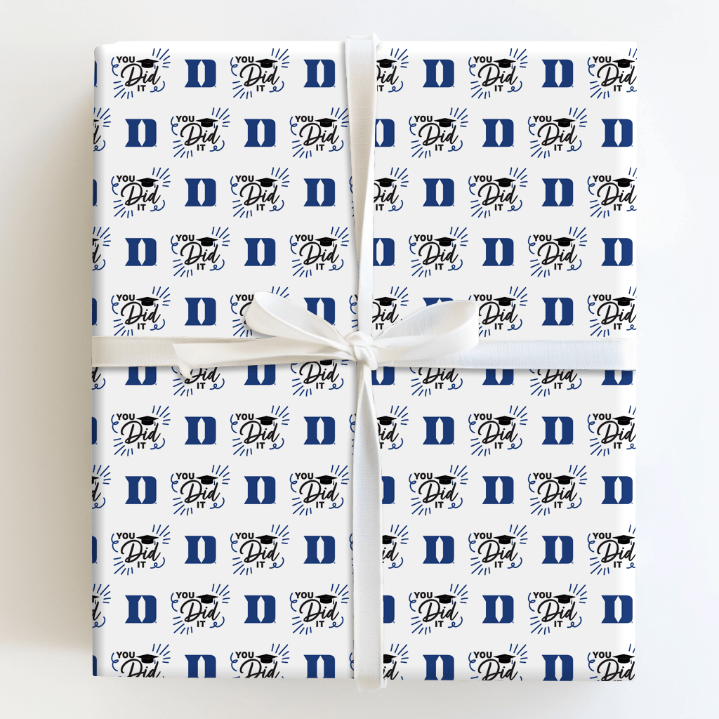 You Did It Duke - Wrapping Paper - Aspen & Arlo