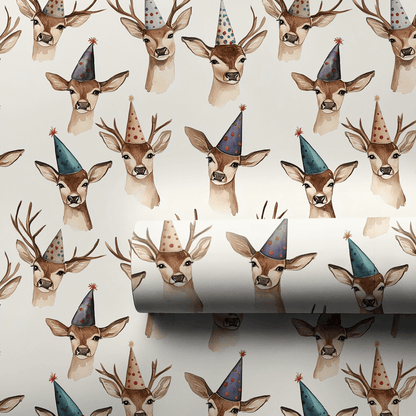 Party Fawn - Wrapping Paper - Aspen & Arlo