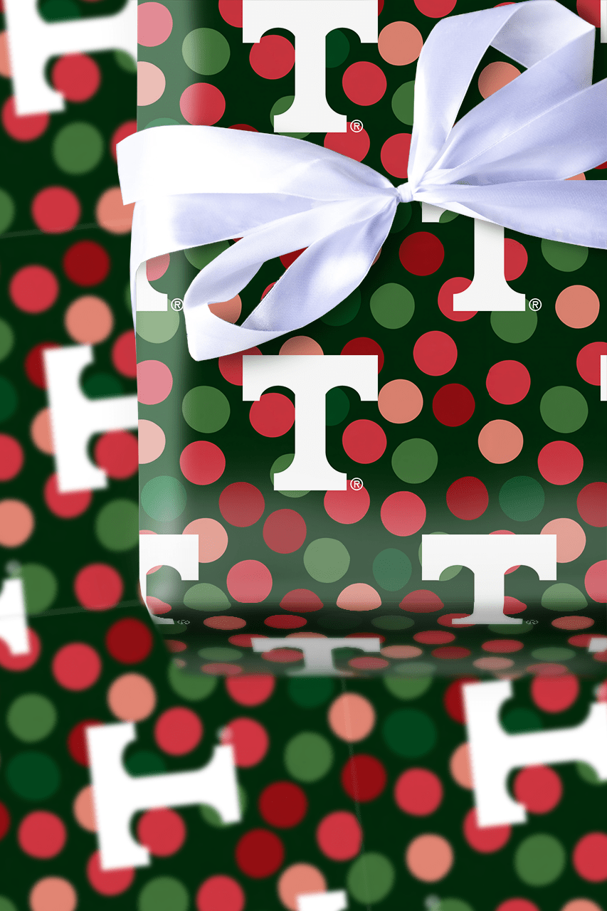 Tennessee Christmas Dots - Wrapping Paper - Aspen & Arlo