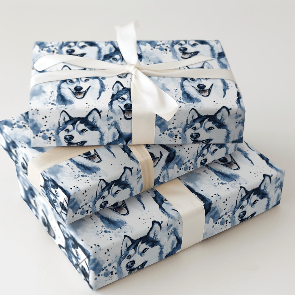 Husky Nation - Wrapping Paper - Aspen & Arlo