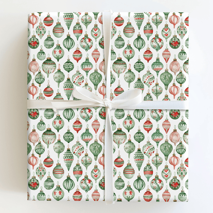 Holiday Glass Ornament - Wrapping Paper - Aspen & Arlo