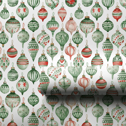 Holiday Glass Ornament - Wrapping Paper - Aspen & Arlo