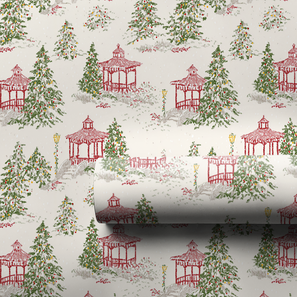 Gazebo Garden Toile