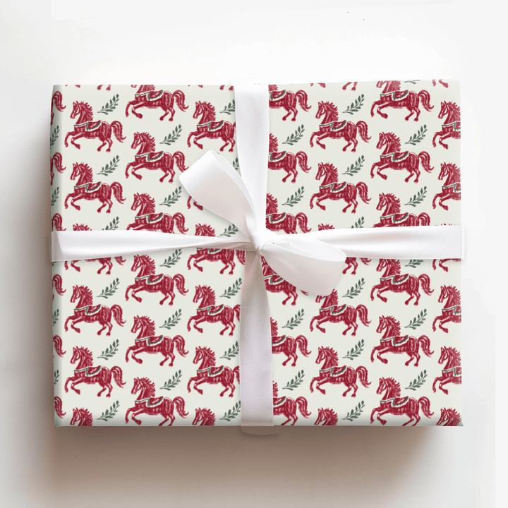 Yuletide Prancer - Wrapping Paper - Aspen & Arlo