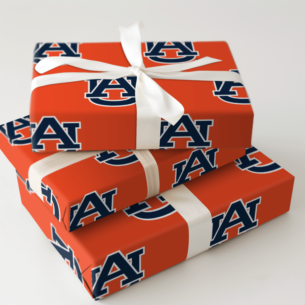 Auburn Orange - Wrapping Paper - Aspen & Arlo