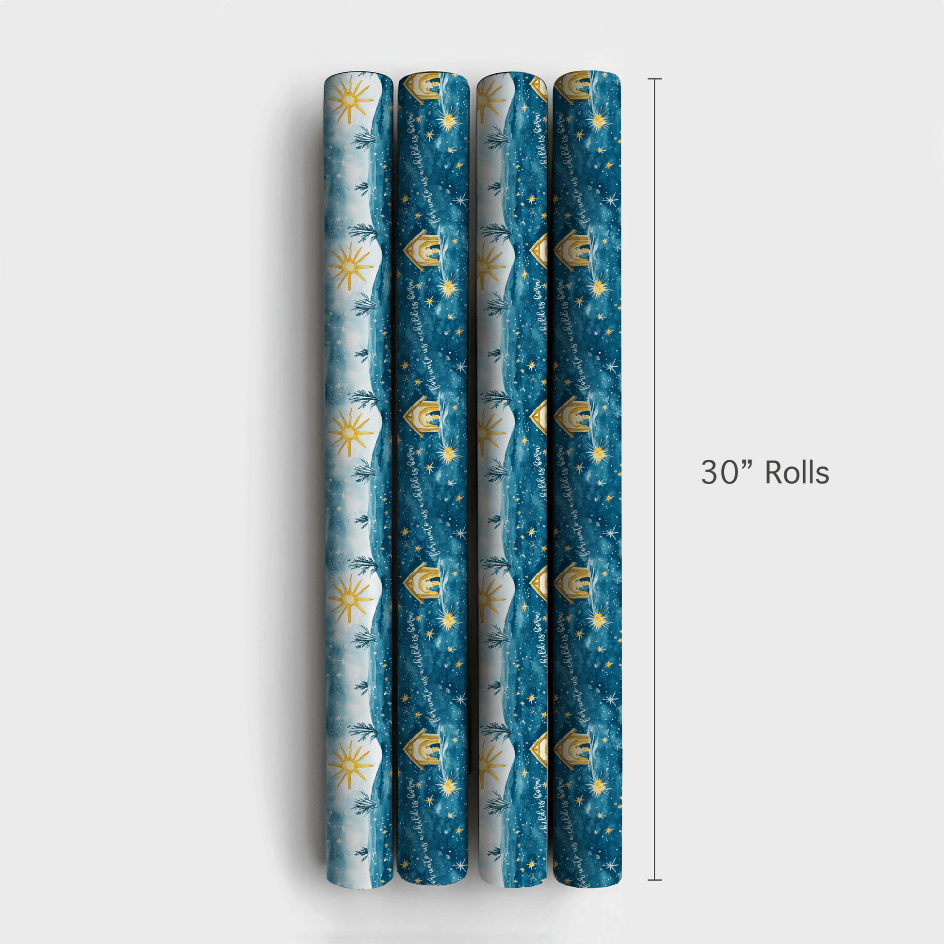 Holy Night - Wrapping Paper - Aspen & Arlo