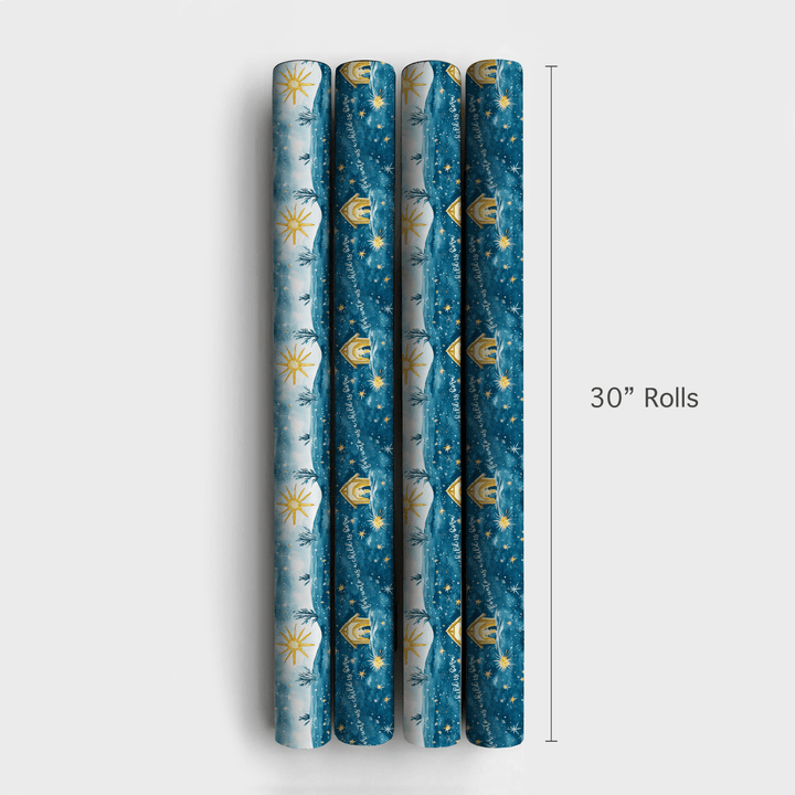 Holy Night - Wrapping Paper - Aspen & Arlo