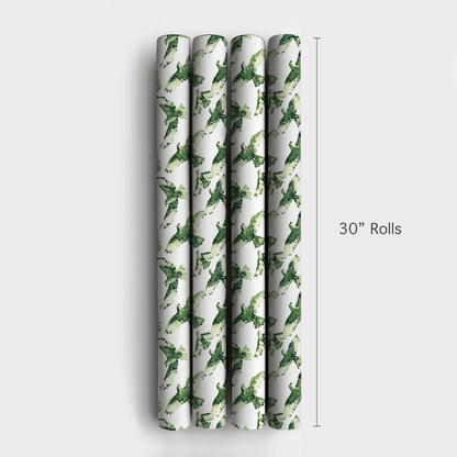 Green Means Go - Wrapping Paper - Aspen & Arlo