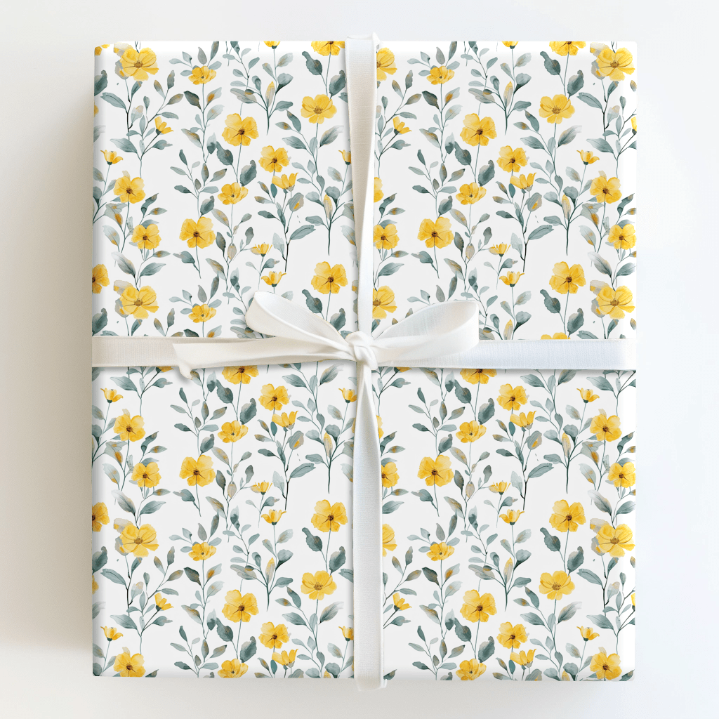 Johnny Yellow - Wrapping Paper - Aspen & Arlo