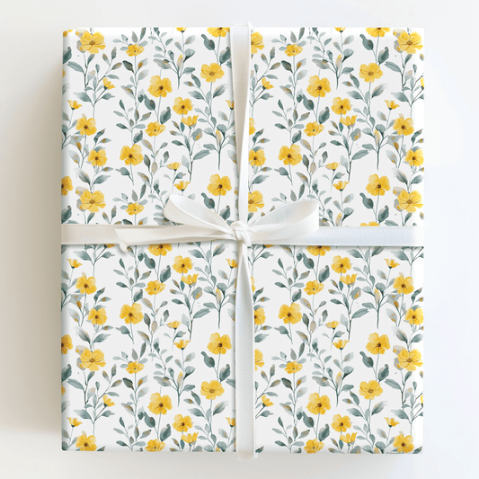 Johnny Yellow - Wrapping Paper - Aspen & Arlo