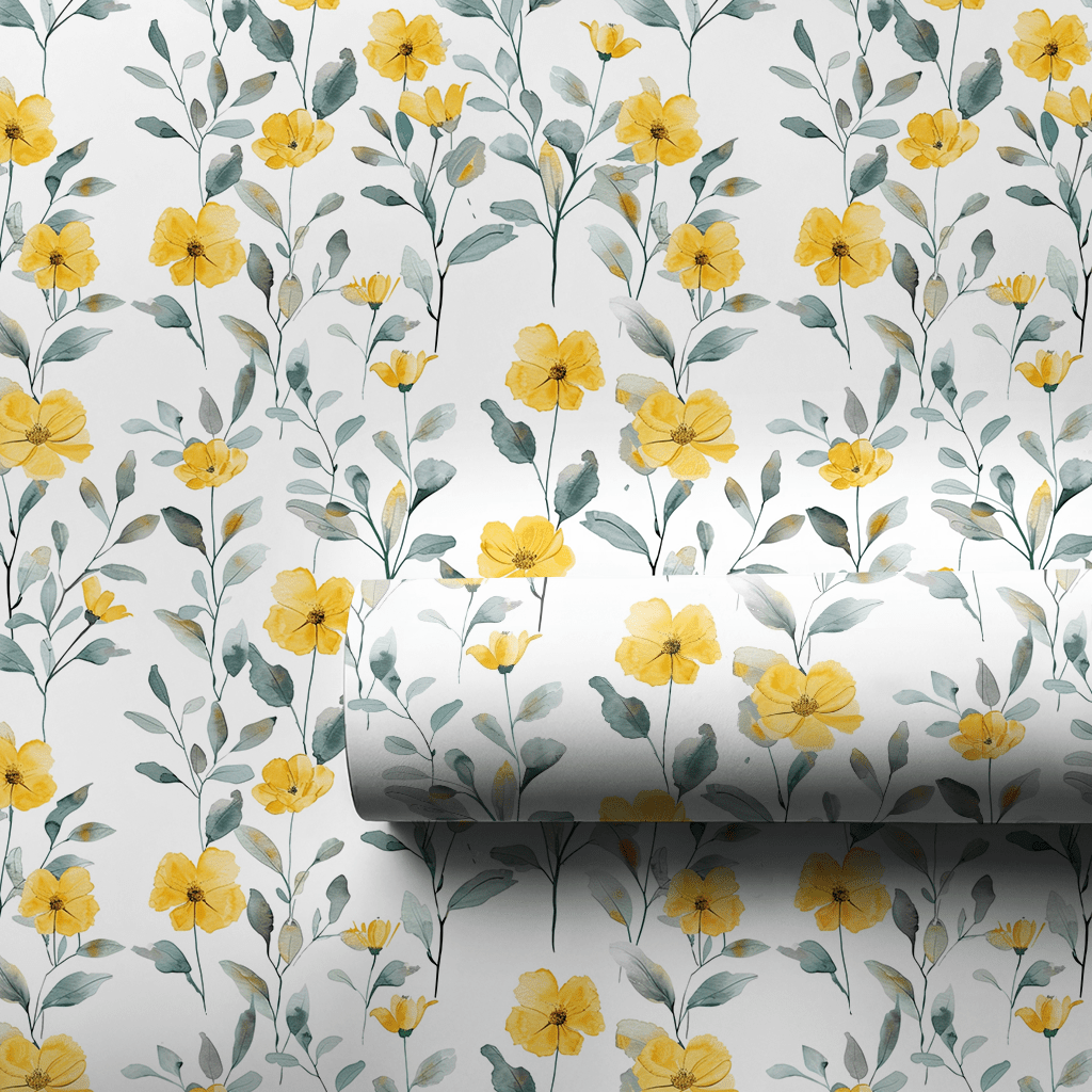 Johnny Yellow - Wrapping Paper - Aspen & Arlo