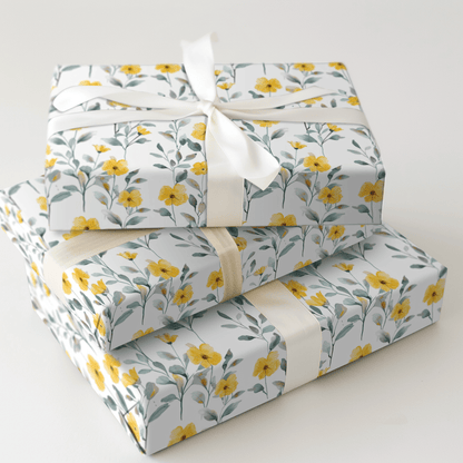 Johnny Yellow - Wrapping Paper - Aspen & Arlo