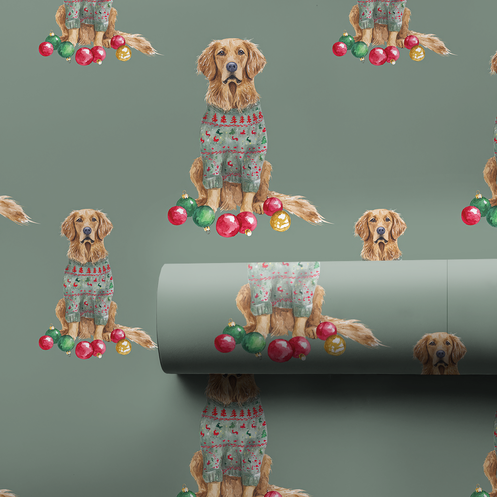 Golden Retriever Sweater Season