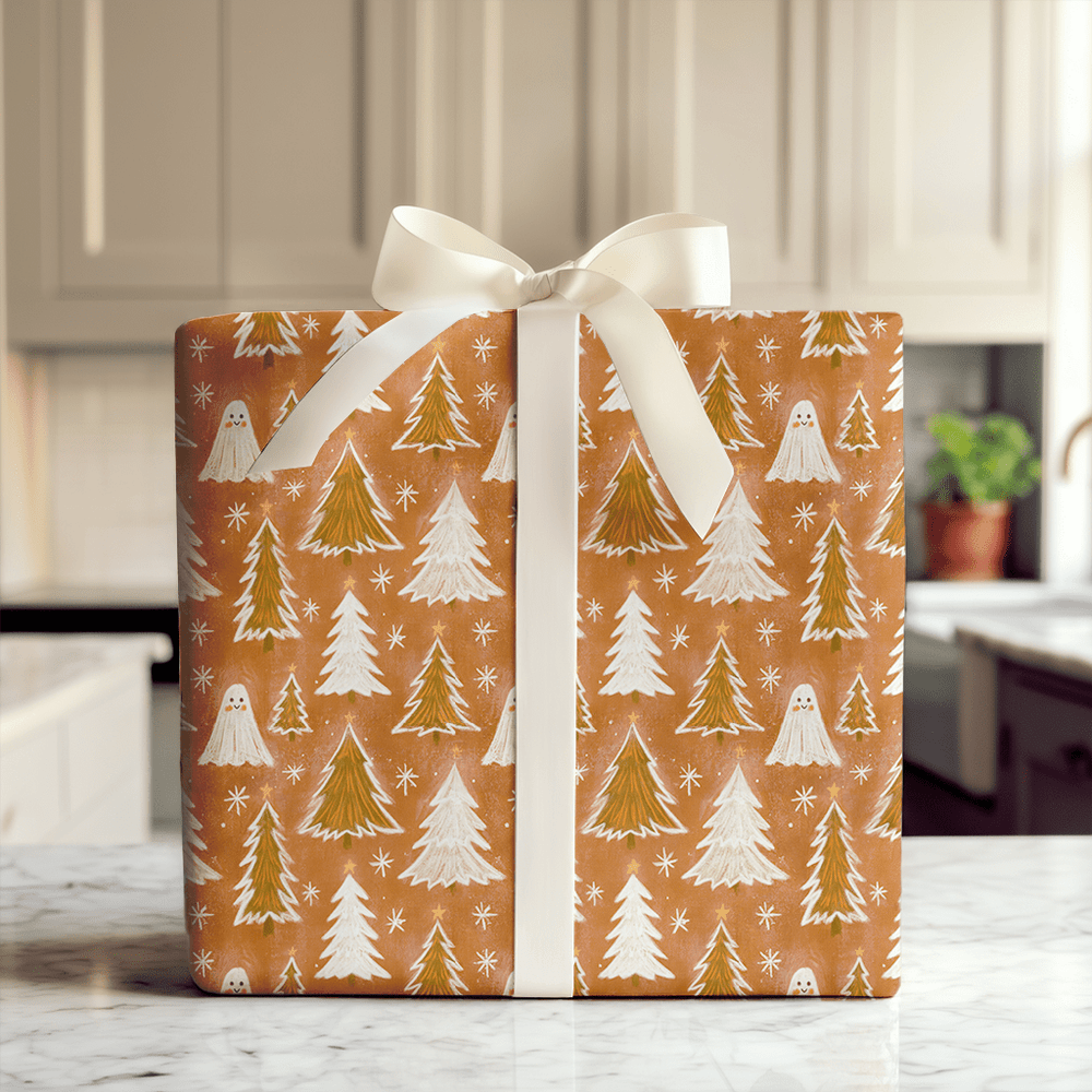 Ghost in the Pines - Wrapping Paper - Aspen & Arlo