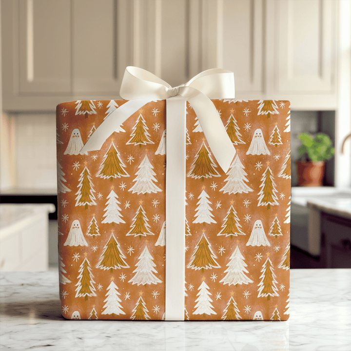 Ghost in the Pines - Wrapping Paper - Aspen & Arlo