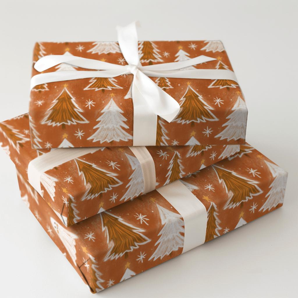 Ghost in the Pines - Wrapping Paper - Aspen & Arlo
