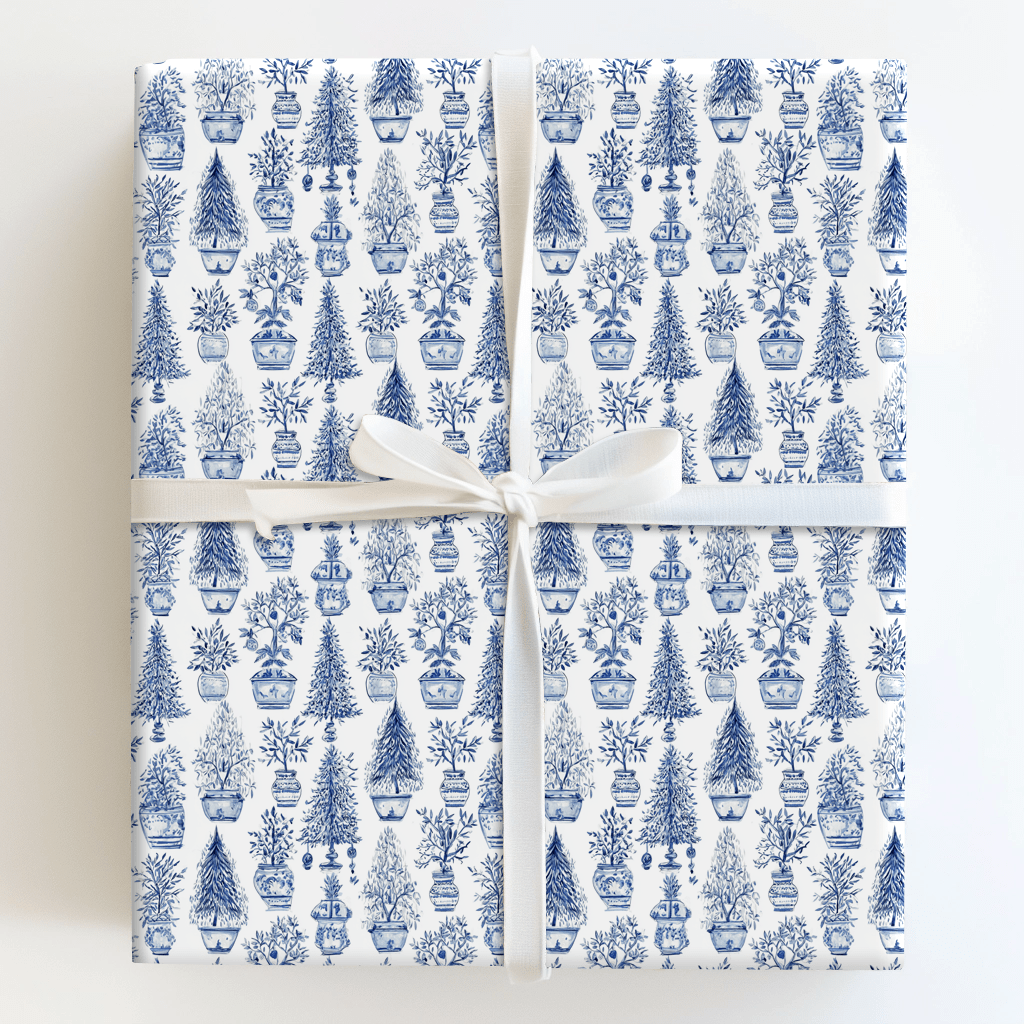 Winter Topiary - Wrapping Paper - Aspen & Arlo