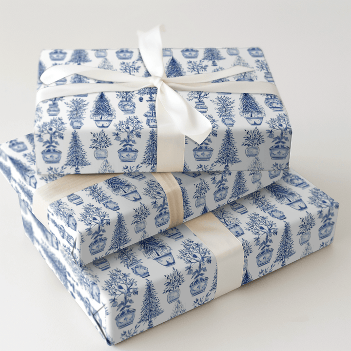 Winter Topiary - Wrapping Paper - Aspen & Arlo
