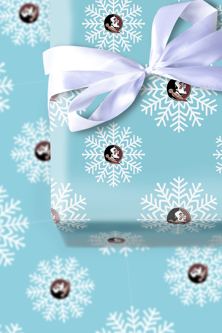 FSU Snowflake - Wrapping Paper - Aspen & Arlo