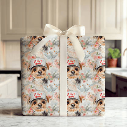 Mom's Favorite Yorkie - Wrapping Paper - Aspen & Arlo
